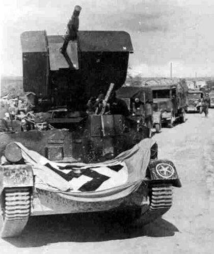 Flakpanzer Bren, detail of unit marking