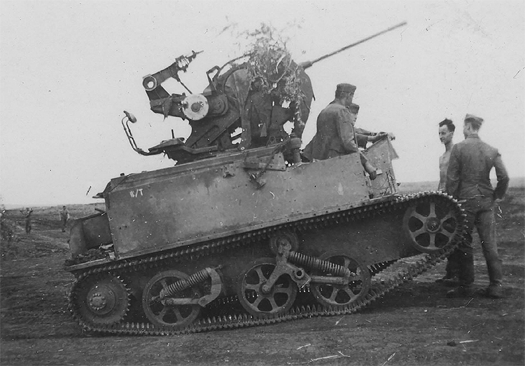Flakpanzer Bren with Flak 30 cannon