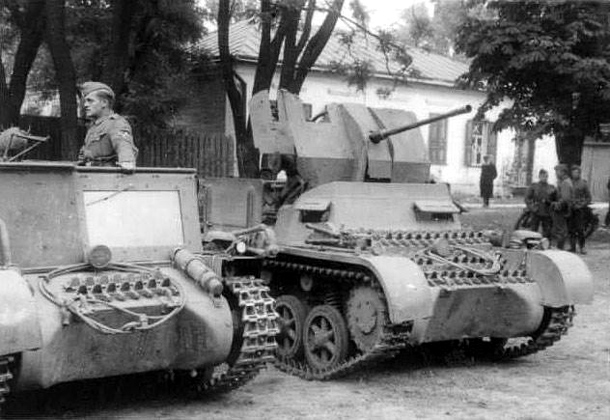 Support vehicle Laube for Flakpanzer I