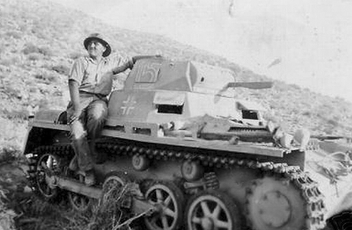 Flammpanzer I flame-throwing tank