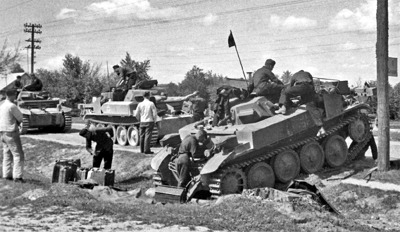 PzKpfw II (Flamm) flamethrower tank, also known as Flammpanzer II