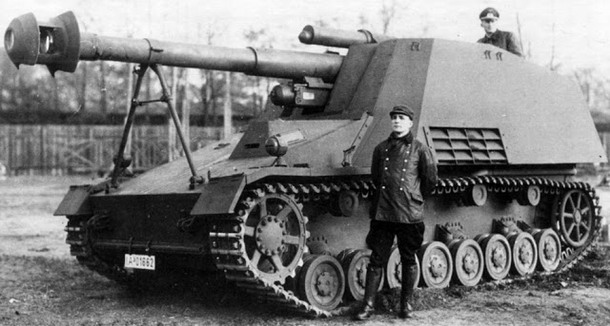samohybné dělo Hummel