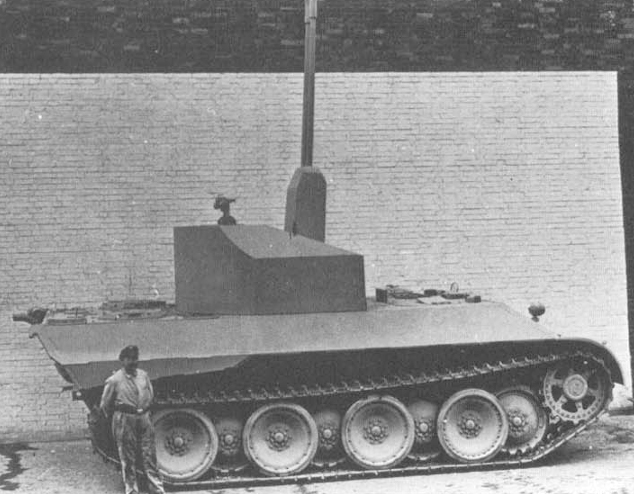 Flakpanzer 341 Coelian, pohled ze strany