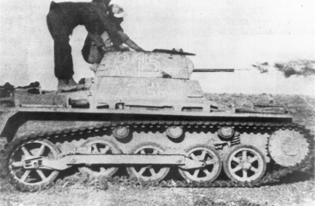 plamenometný tank Flammpanzer I